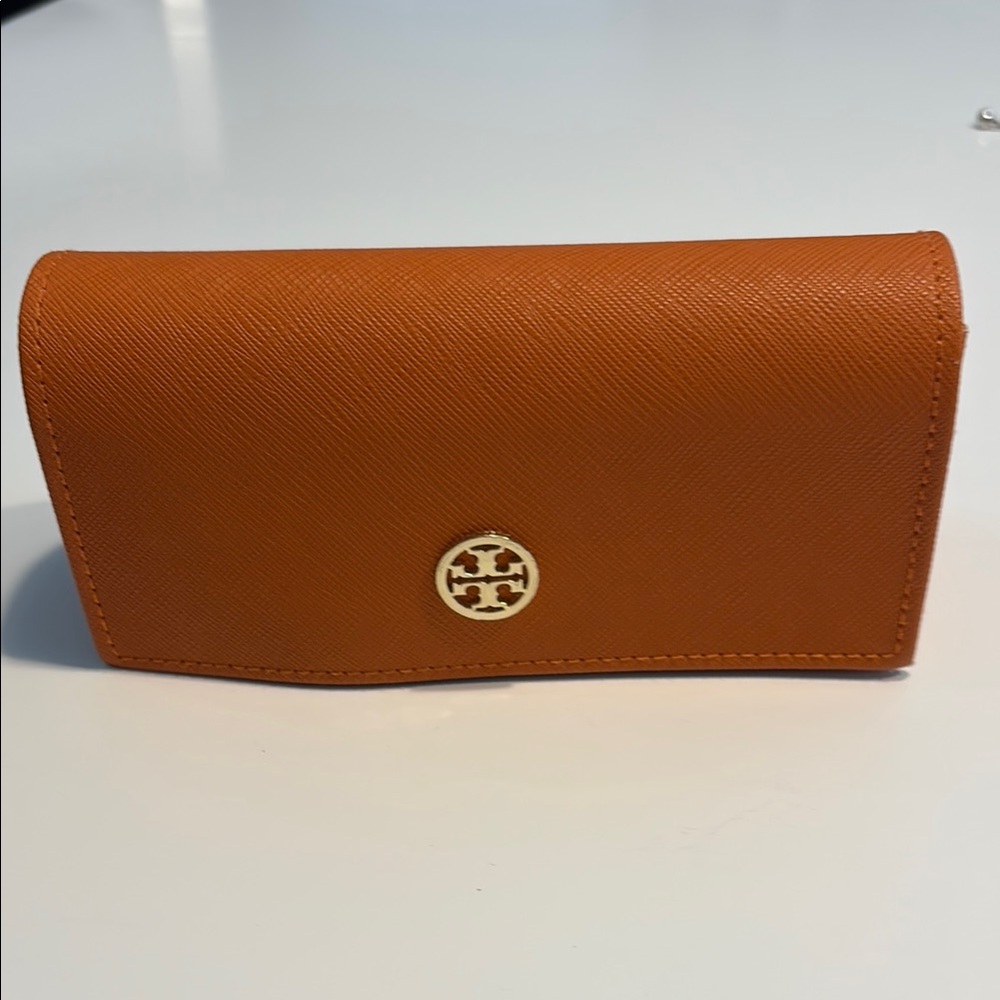 Tory Burch Orange eyeglass case